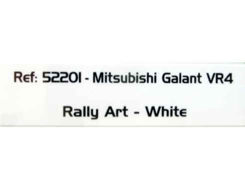 MITSUBISHI GALANT Vr4-RALLY ART-WHITE REF.52201 AVANT SLOT