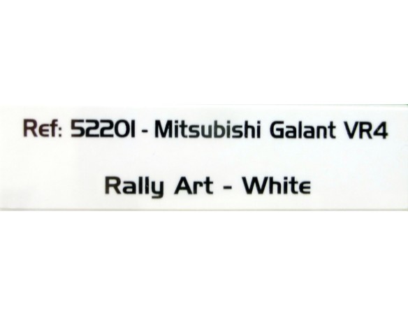 MITSUBISHI GALANT Vr4-RALLY ART-WHITE REF.52201 AVANT SLOT