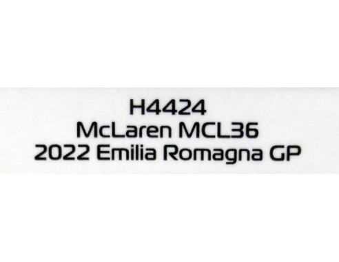 McLAREN MCL36 2022 EMILIA ROMAGNA REF.H4424 SUPERSLOT