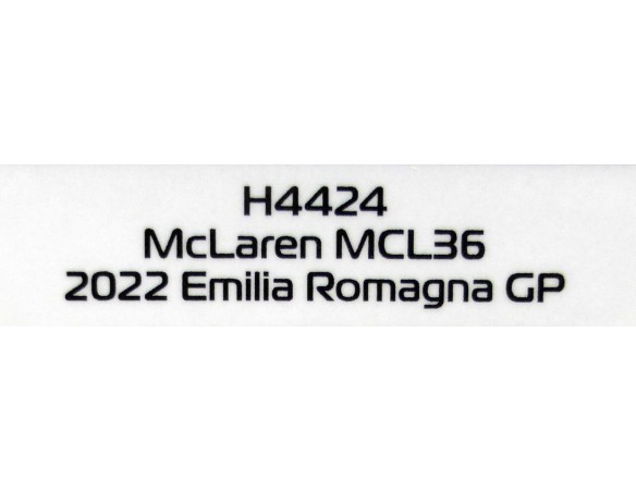 McLAREN MCL36 2022 EMILIA ROMAGNA REF.H4424 SUPERSLOT