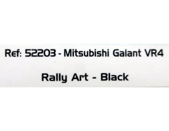 MITSUBISHI GALANT Vr4-RALLY ART-BLACK REF.52203 AVANT SLOT