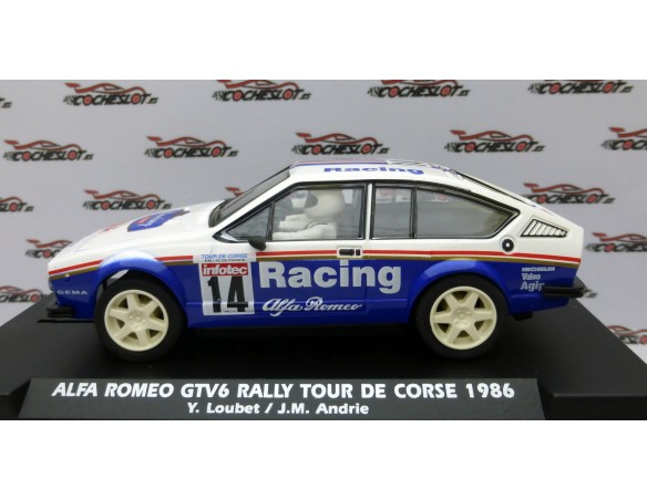 ALFA ROMEO GTV6 RALLY TOUR DE CORSE 1986 REF.G003 GOM - FLY