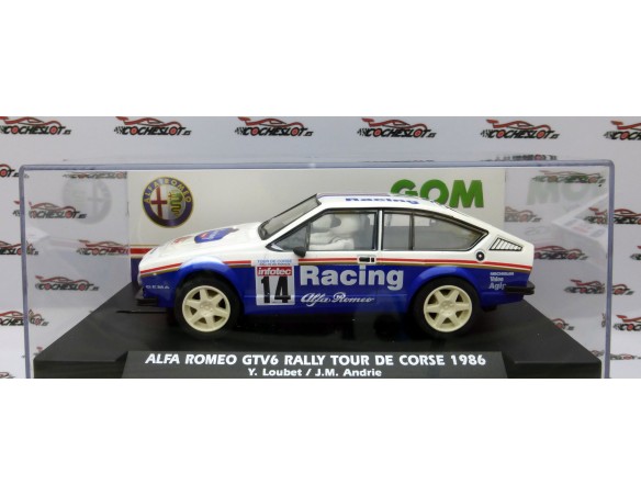 ALFA ROMEO GTV6 RALLY TOUR DE CORSE 1986 REF.G003 GOM - FLY