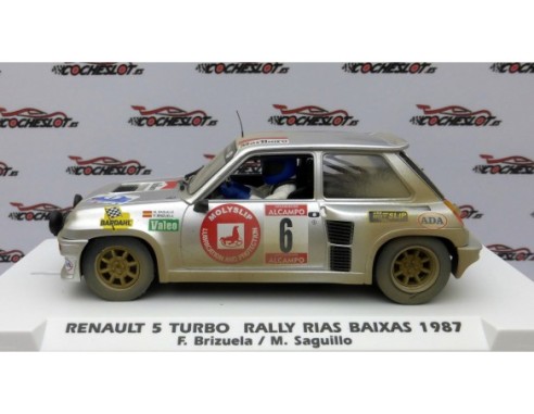 RENAULT 5 TURBO RALLY RIAS BAIXAS 1987 SUCIO REF.E2082AR FLY