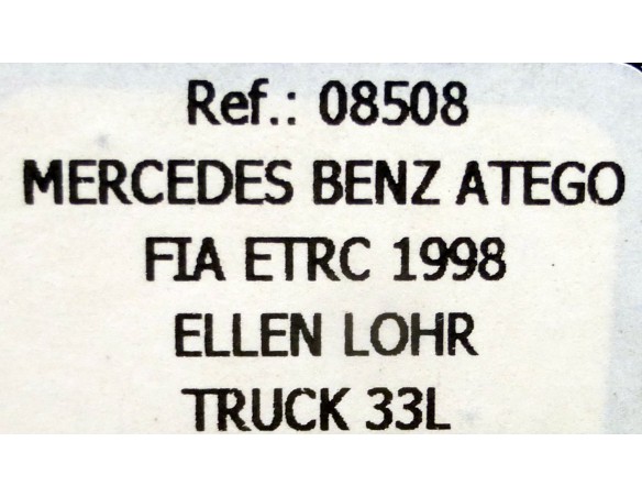 MERCEDES BENZ ATEGO FIA ETRC 1998 TRUCK 33L REF.08508 FLY