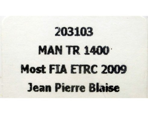 CAMION MAN TR 1400 MOST FIA ETRC 2009 GULF REF.203103 FLYSLOT