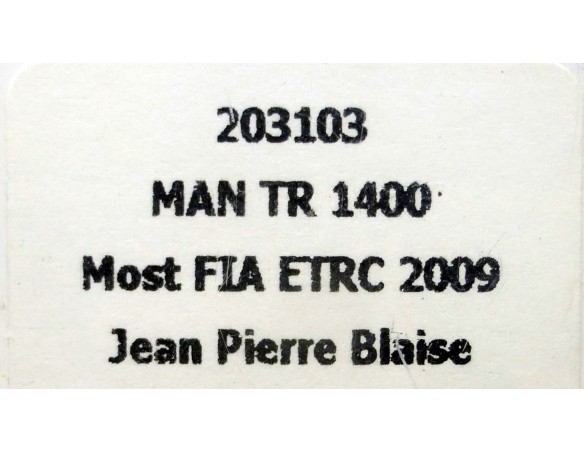 CAMION MAN TR 1400 MOST FIA ETRC 2009 GULF REF.203103 FLYSLOT
