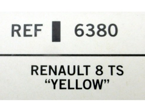 RENAULT 8 TS YELLOW REF. 6380 TECNITOYS