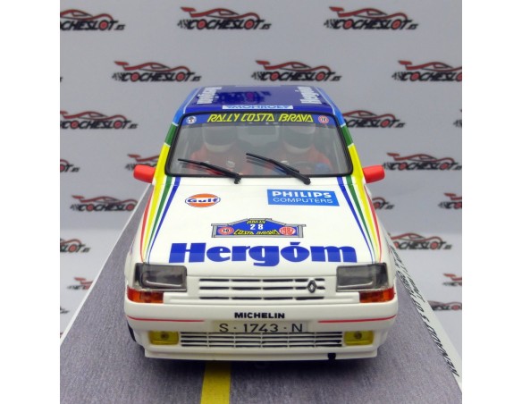 RENAULT 5 GT TURBO RALLY COSTA BRAVA 1987 FOROSLOT PRIMAVERA 2024 REF.E2073LIMPIO  FLY