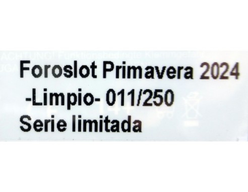 RENAULT 5 GT TURBO RALLY COSTA BRAVA 1987 FOROSLOT PRIMAVERA 2024 REF.E2073LIMPIO  FLY