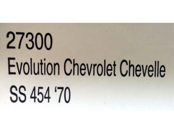 EVOLUTION CHEVROLET CHEVELLE SS454”70 REF.27300 CARRERA