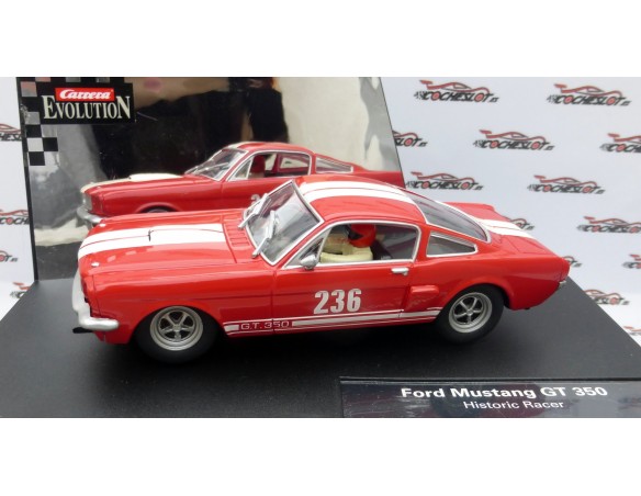 EVOLUTION FORD MUSTANG GT 350 HISTORIC RACER RED REF.25713 CARRERA