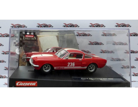 EVOLUTION FORD MUSTANG GT 350 HISTORIC RACER RED REF.25713 CARRERA