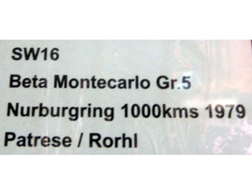 LANCIA BETA MONTECARLO 1979 REF.SW16 SIDEWAYS