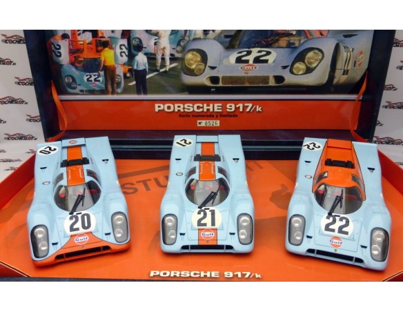 PORSCHE 917K TEAM GULF 24H LE MANS 1970 Nº20,Nº21,Nº22 FLY