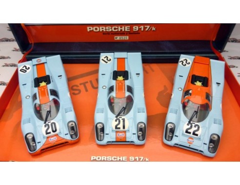 PORSCHE 917K TEAM GULF 24H LE MANS 1970 Nº20,Nº21,Nº22 FLY