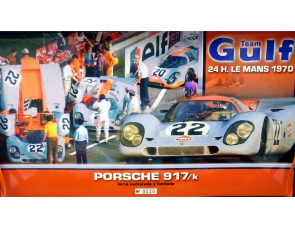 PORSCHE 917K TEAM GULF 24H LE MANS 1970 Nº20,Nº21,Nº22 FLY