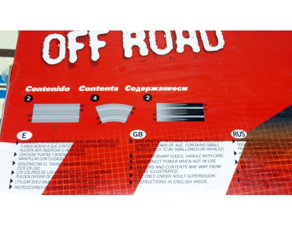 PACK AMPLIACION PISTAS OFF ROAD NUEVAS REF.8870 TECNITOYS