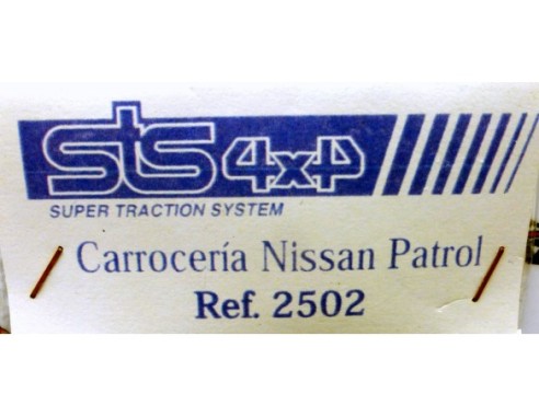 CARROCERIA NISSAN PATROL NEGRO Nº156 REF.2502 STS