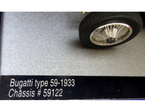 Bugatti Type 59 noire/black 1933 Ralf Lauren Collect ref.132083M Le Mans Miniatures