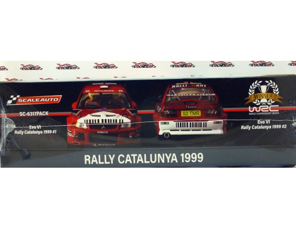 EVO VI RALLY CATALUNYA Nº1 Y 2 REF.SC6317PACK SCALEAUTO