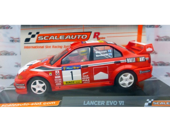 EVO VI RALLY SPAIN 1999 Nº1 REF.SC6316R SCALEAUTO