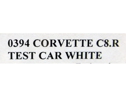 CORVETTE C8R TEST CAR WHITE REF.0394 NSR