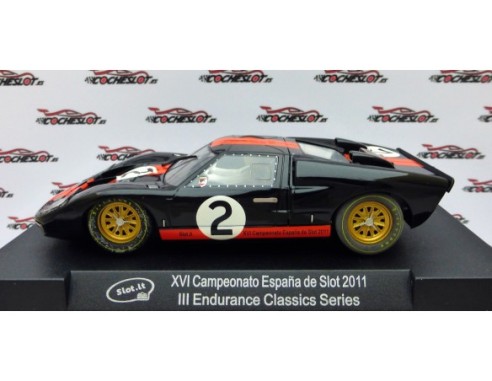 FORD GT 40 XVI CAMPEONATO ESPAÑA DE SLOT 2011 REF.SC20a SLOT.IT