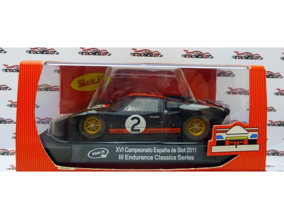 FORD GT 40 XVI CAMPEONATO ESPAÑA DE SLOT 2011 REF.SC20a SLOT.IT