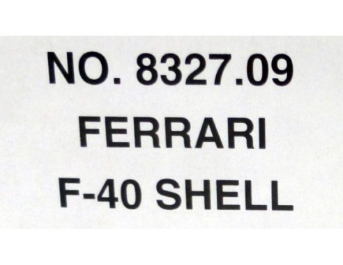 FERRARI F-40 SHELL CATAMARAN REF.8327.09 TYCO