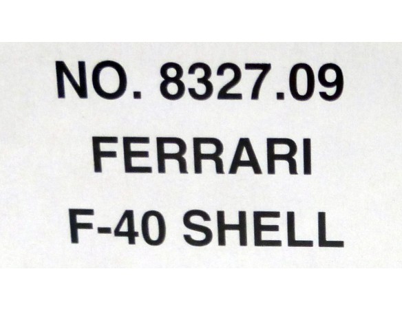 FERRARI F-40 SHELL CATAMARAN REF.8327.09 TYCO