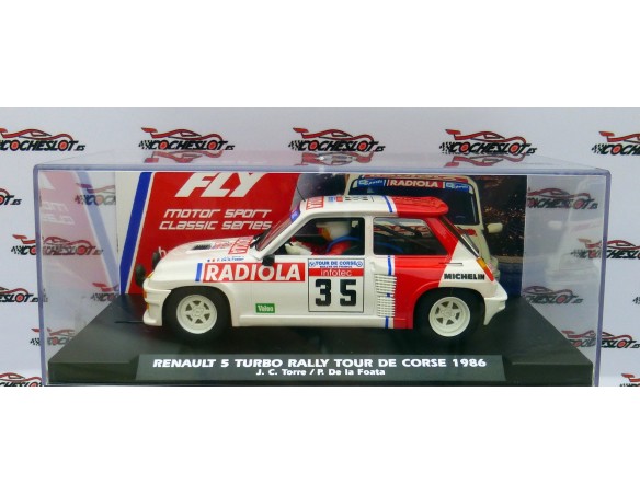RENAULT 5 TURBO RALLY TOUR DE CORSE 1986 RADIOLA REF.E2066 FLY