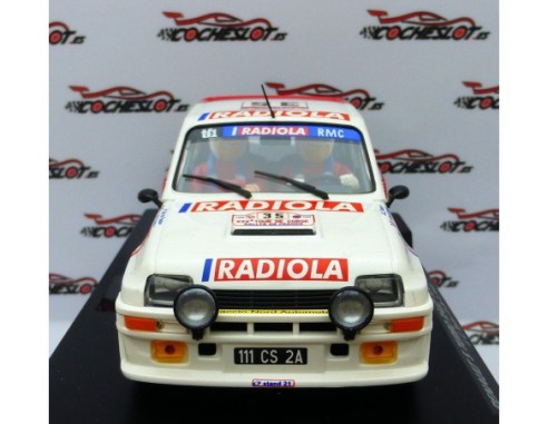RENAULT 5 TURBO RALLY TOUR DE CORSE 1986 RADIOLA REF.E2066 FLY