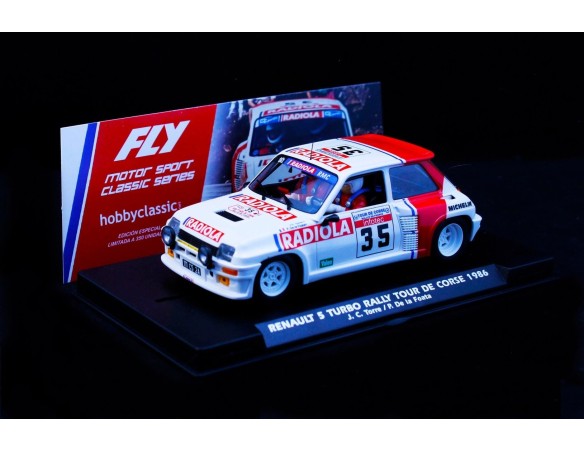 RENAULT 5 TURBO RALLY TOUR DE CORSE 1986 RADIOLA REF.E2066 FLY