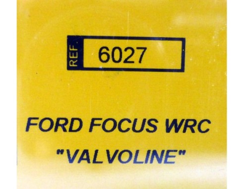 FORD FOCUS WRC AZUL VALVOLINE REF.6027 TECNITOYS