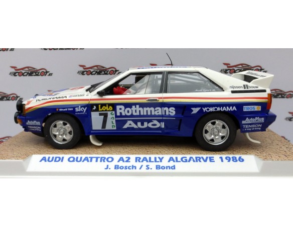 AUDI QUATTRO A2 ROTHMANS RALLY ALGARVE 1986 E2081 LIMPIO FLY