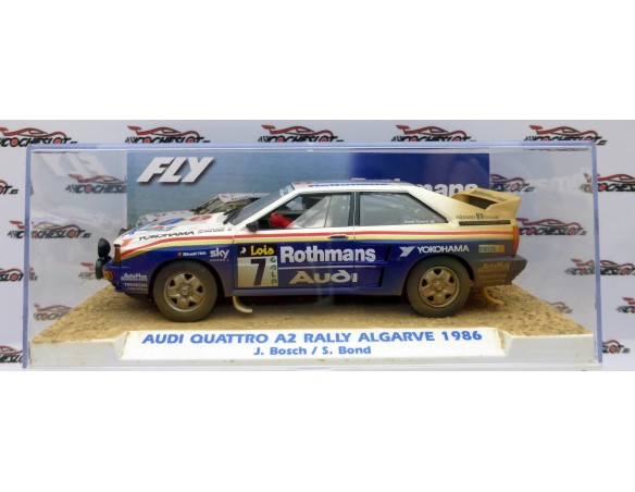 AUDI QUATTRO A2 ROTHMANS RALLY ALGARVE 1986 REF. E2081AR SUCIO FLY