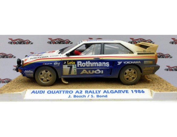 AUDI QUATTRO A2 ROTHMANS RALLY ALGARVE 1986 REF. E2081AR SUCIO FLY