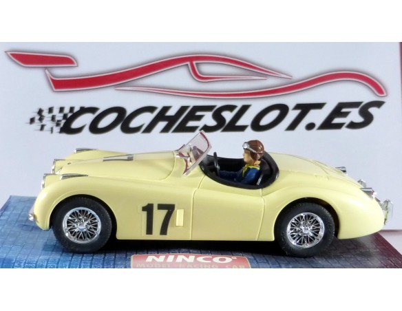 JAGUAR XK 120	BEIGE Nº17	MARFIL	REF.	50159	NINCO