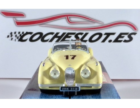 JAGUAR XK 120	BEIGE Nº17	MARFIL	REF.	50159	NINCO