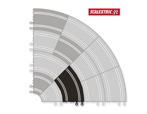 PISTA CURVA ESTANDAR USADA SCALEXTRIC
