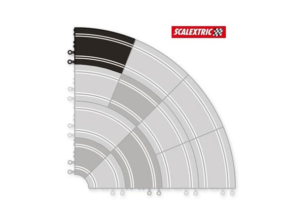 PISTA CURVA SUPEREXTERIOR USADA SCALEXTRIC