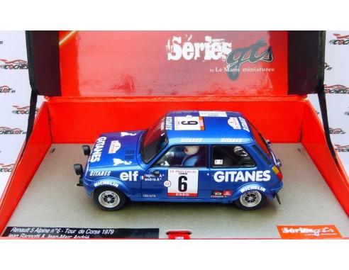 RENAULT 5 ALPINE Nº6 TOUR DE CORSE 1979 REF.GTS132005M LE MANS MINIATURES