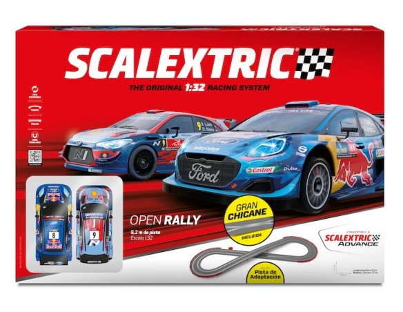 CIRCUITO DE SCALEXTRIC ANALOGICO OPEN RALLY SET REF.U10543S500 SCX