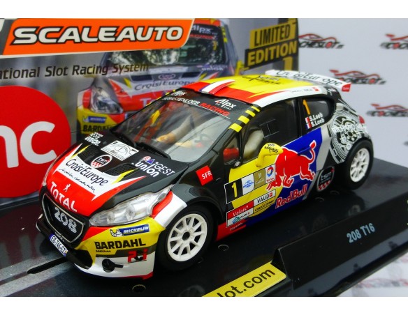 PEUGEOT 208 RALLY CHABLAIS WINNER 2017 S.LOEB REF.SC6327 SCALEAUTO