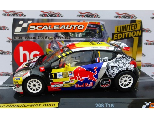PEUGEOT 208 RALLY CHABLAIS WINNER 2017 S.LOEB REF.SC6327 SCALEAUTO