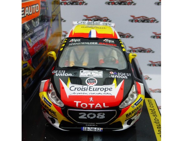 PEUGEOT 208 RALLY CHABLAIS WINNER 2017 S.LOEB REF.SC6327 SCALEAUTO