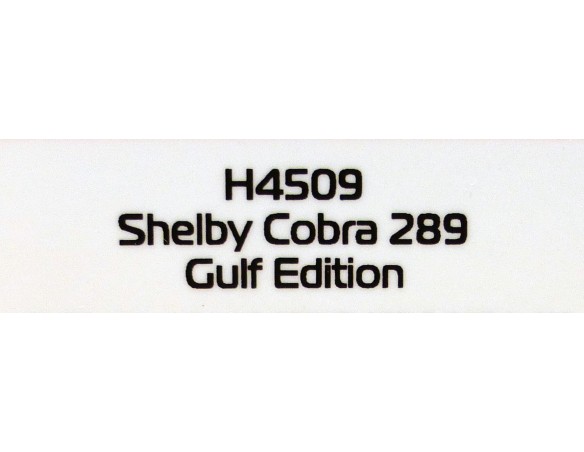 SHELBY COBRA 289 GULF EDITION REF.H4509 SUPERSLOT