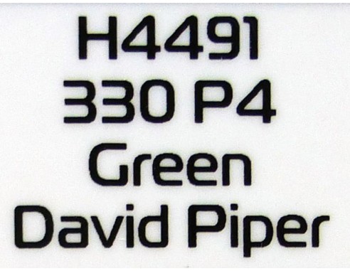 FERRARI 330 P4 GREEN DAVID PIPER REF.H4491 SUPERSLOT