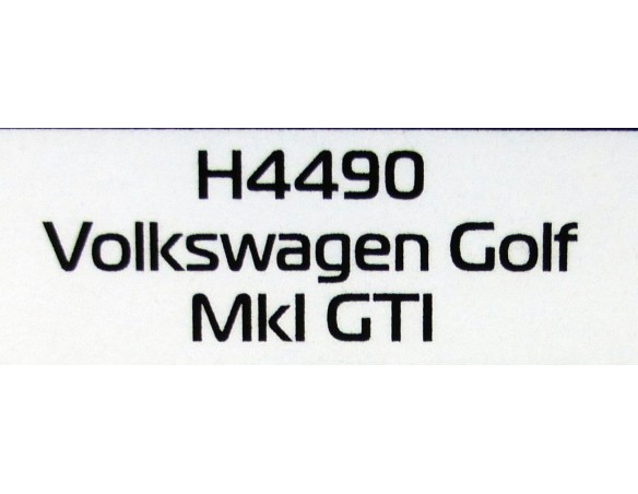 VOLKSWAGEN GOLF MKL GTI REF.H4490 SUPERSLOT